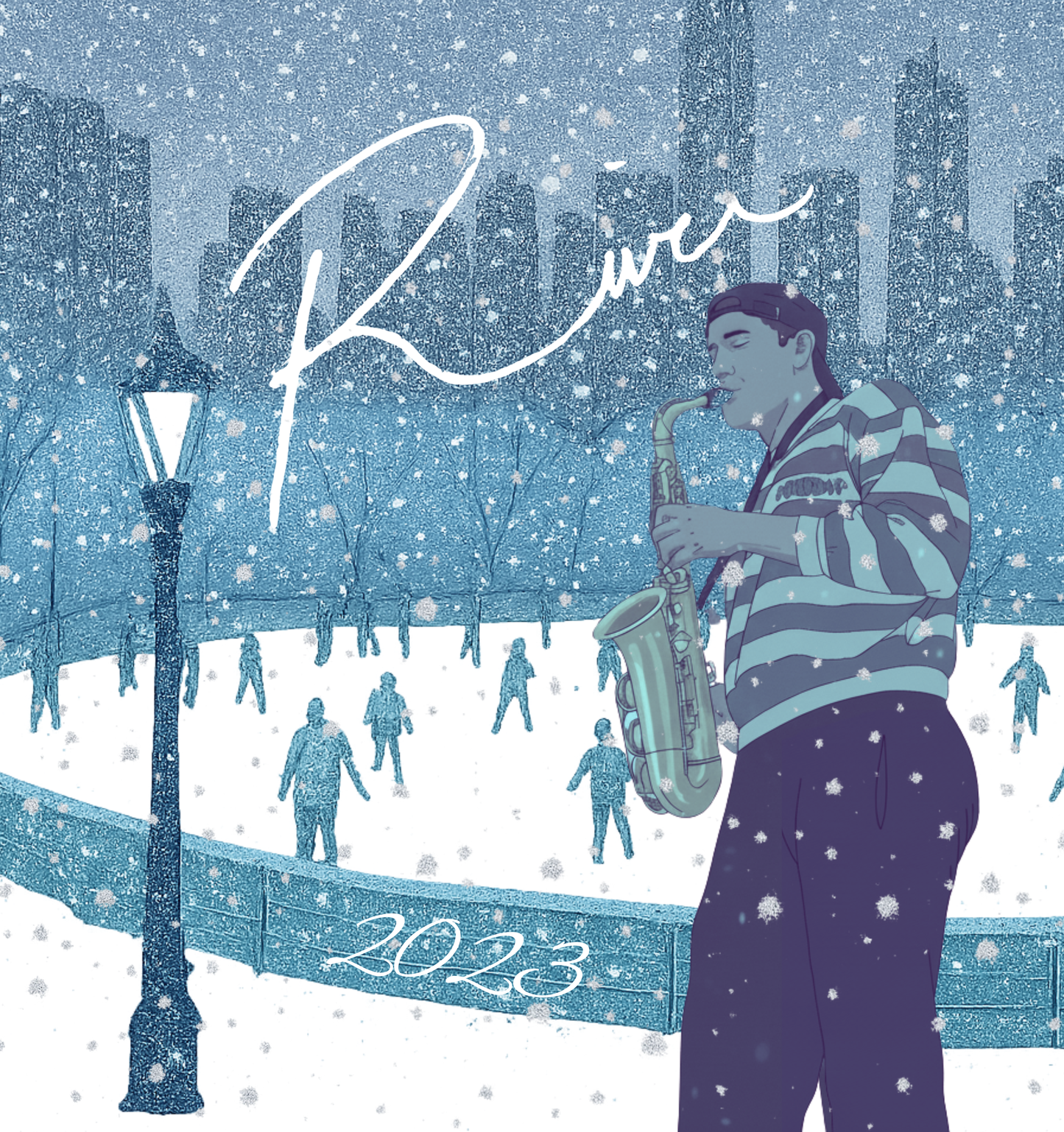 2023 'River' Pewter Snowflake Ornament