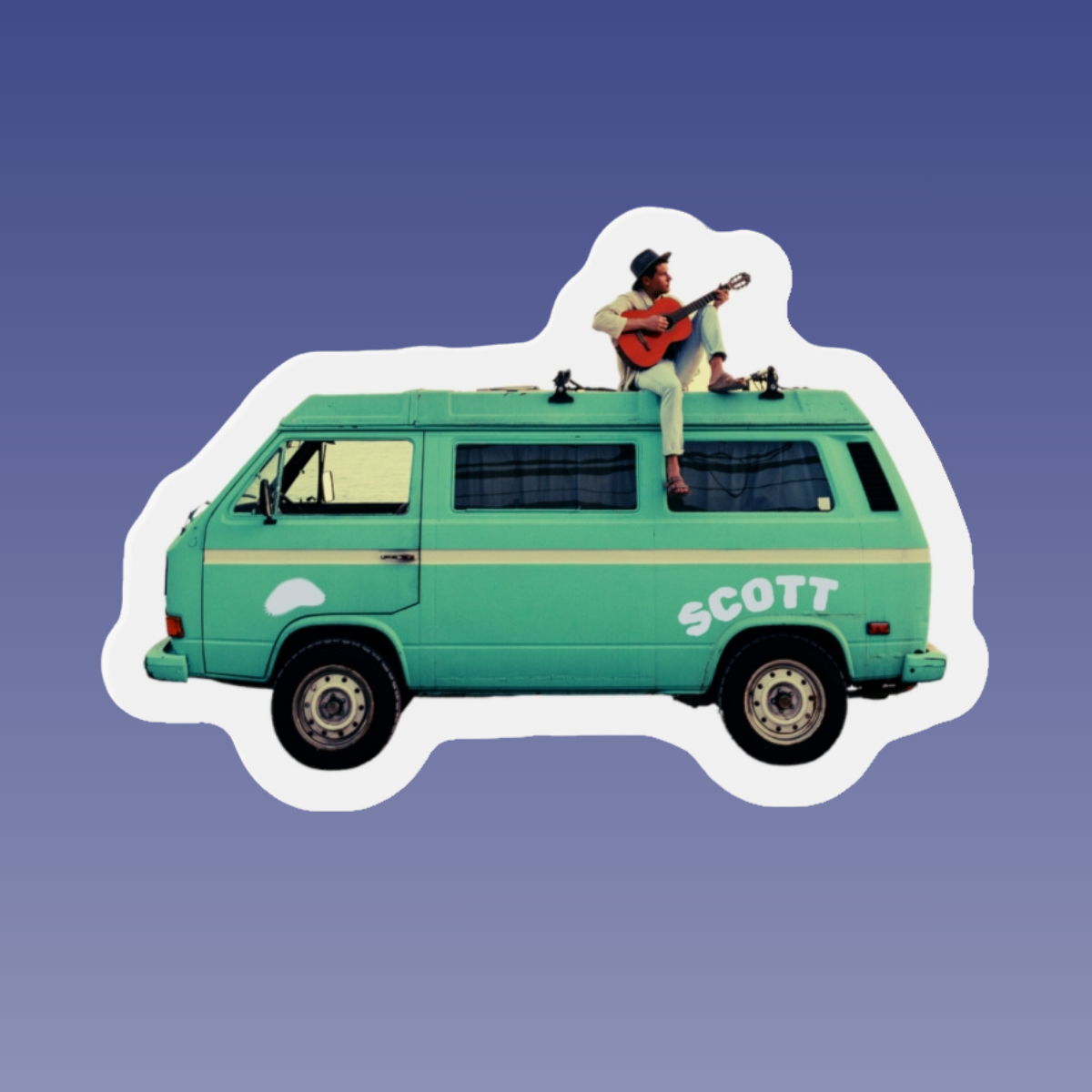 'Vân on Van' Die-Cut Magnet